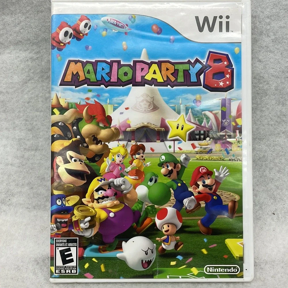 COPY - COPY - Wii Mario party 8 case and instructions booklet only